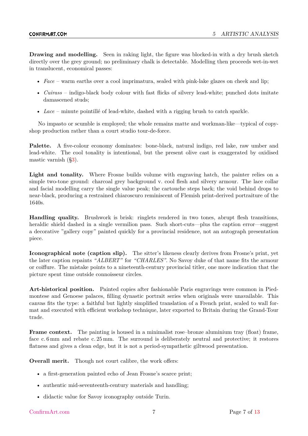 Charles Emmanuel II, Duke of Savoy report sample page 7