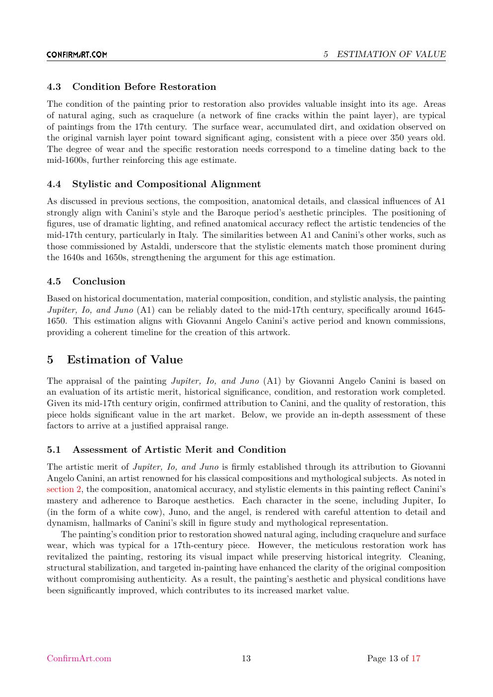 Jupiter, Io and Juno report sample page 13