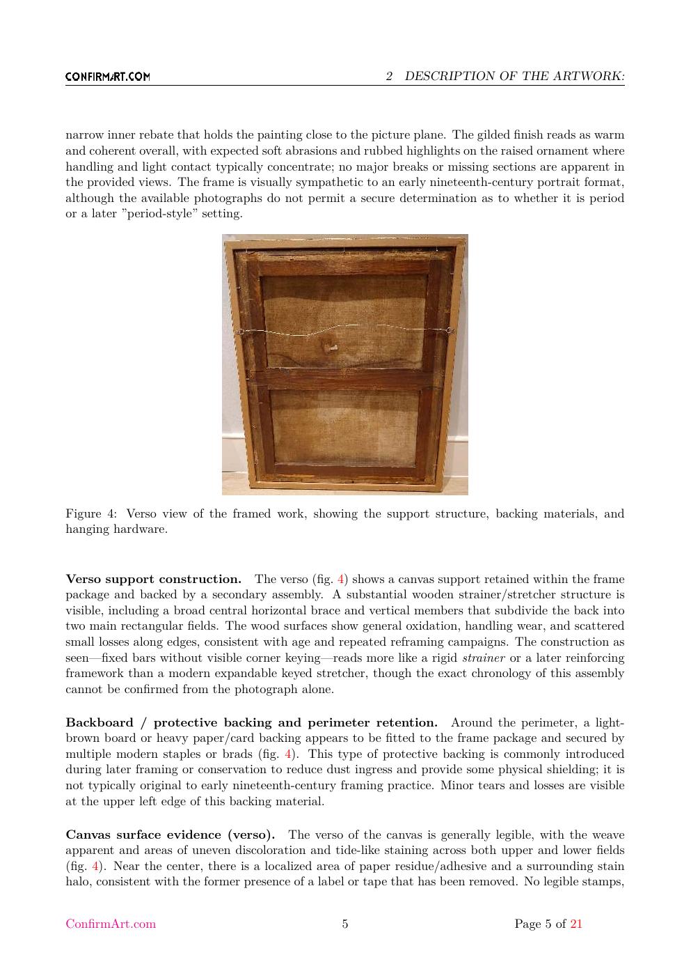 Portrait of an English Gentleman report sample page 5