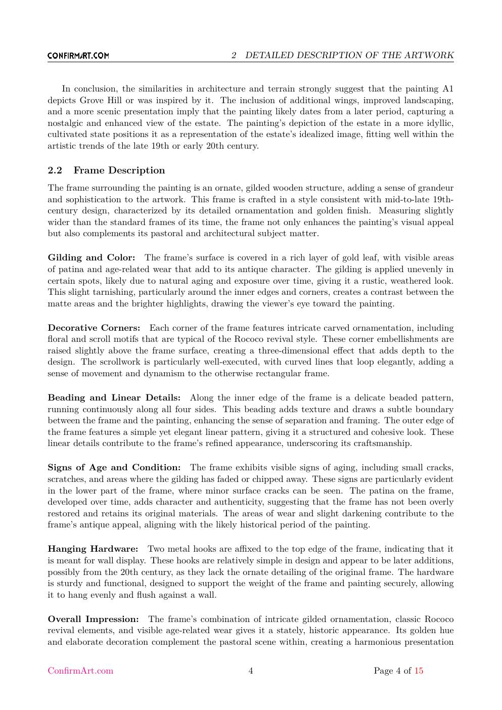 Grove Hill report sample page 4