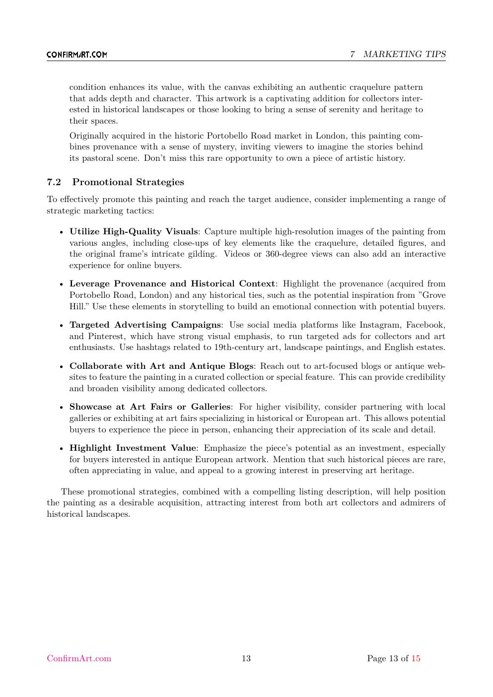 Grove Hill report sample page 13