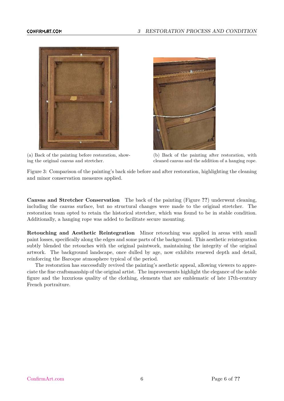 Portrait of a French Nobleman report sample page 6