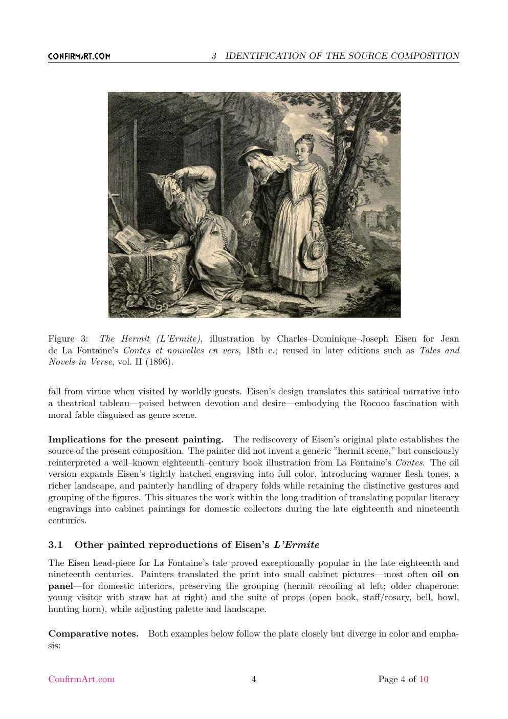 The Hermit report sample page 4