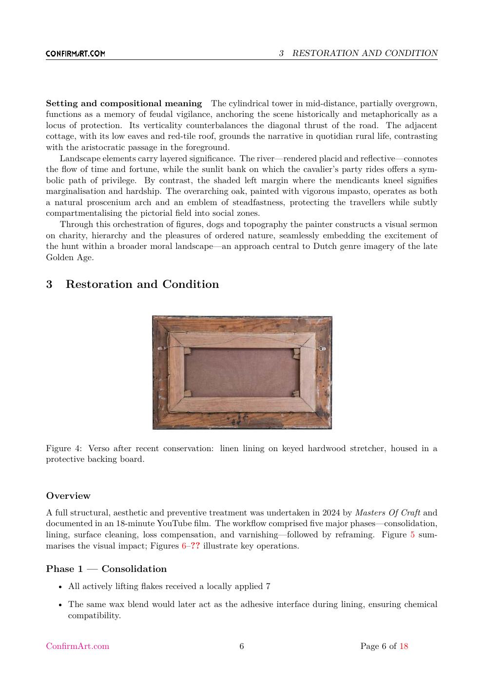 Hunting Party report sample page 6