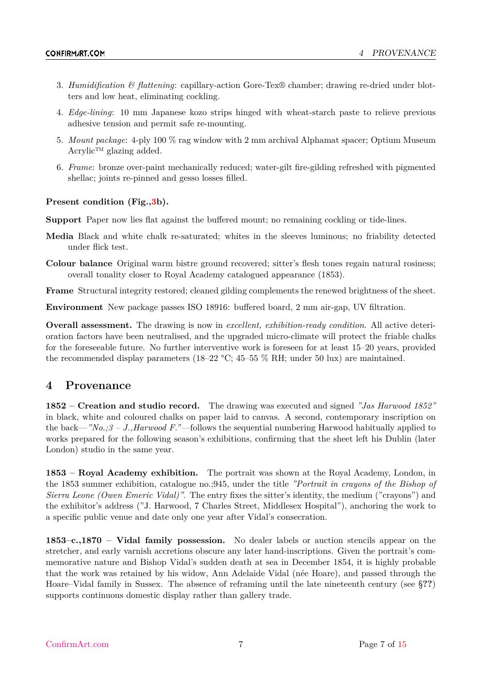 Portrait of Bishop Owen Emeric Vidal report sample page 7