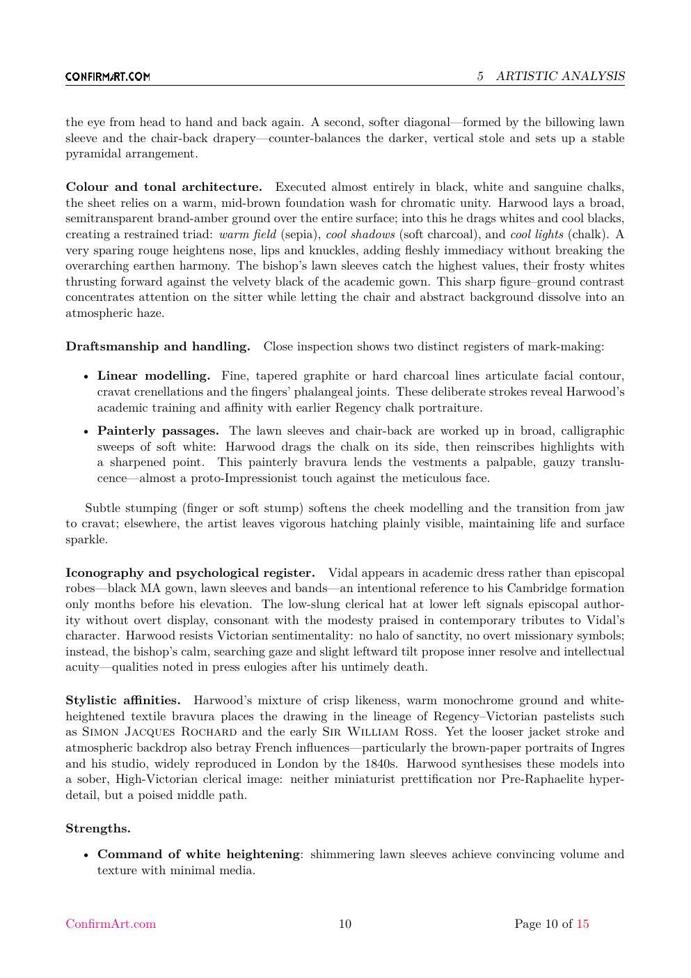 Portrait of Bishop Owen Emeric Vidal report sample page 10