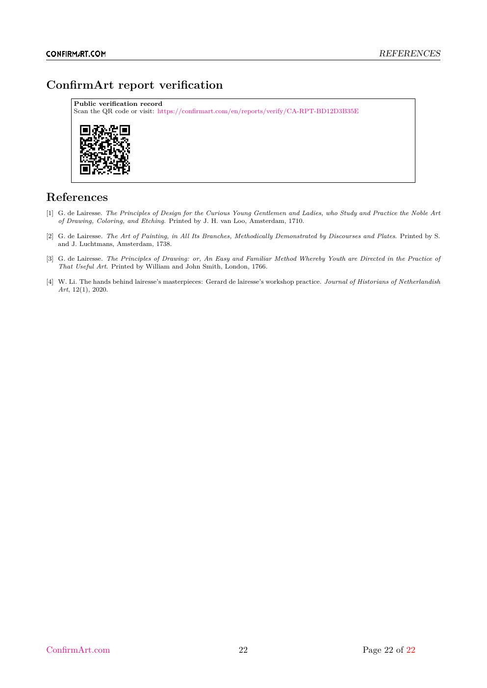 The Holy Family report sample page 22