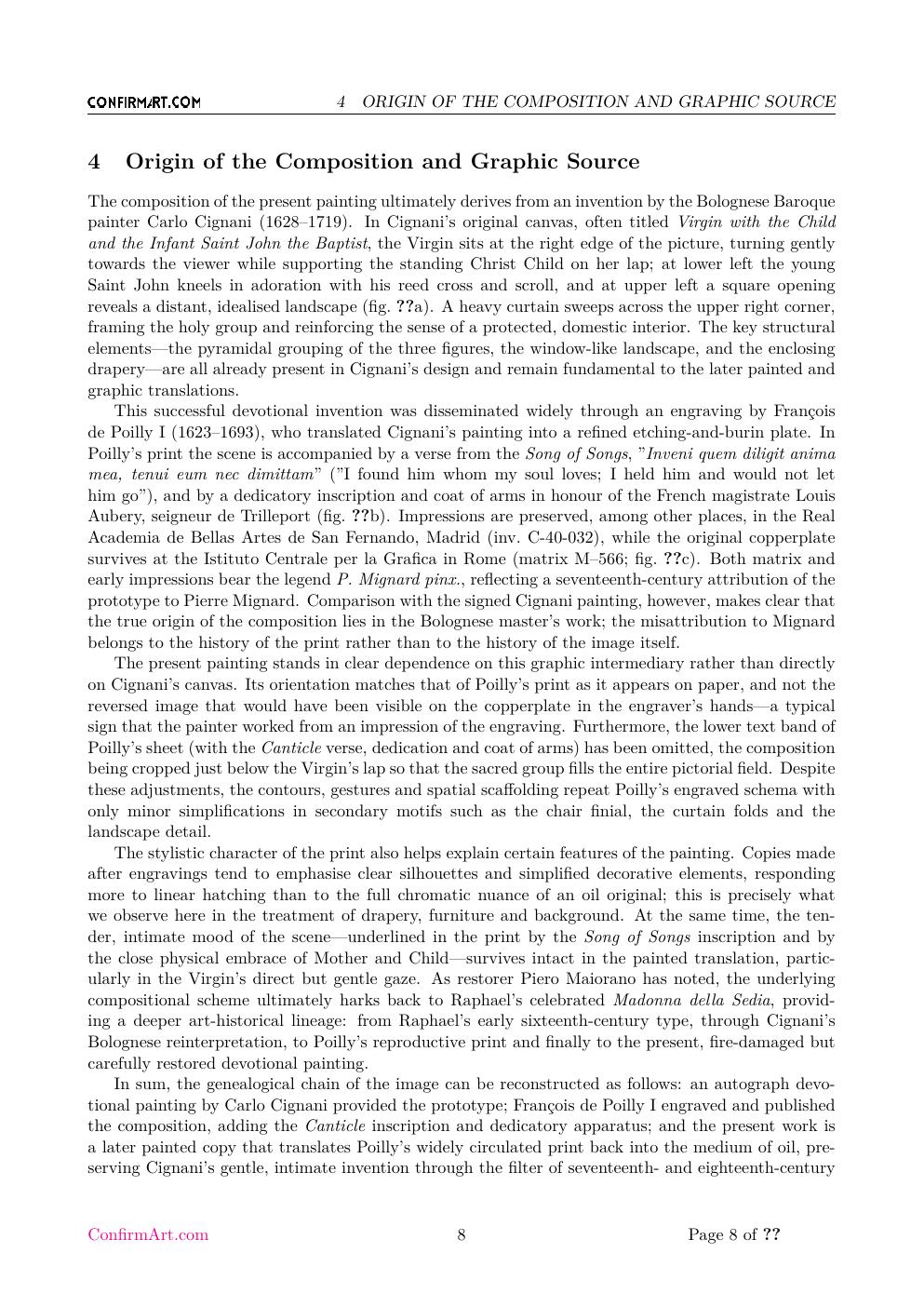 Virgin and Child with the Infant Saint John the Baptist report sample page 8