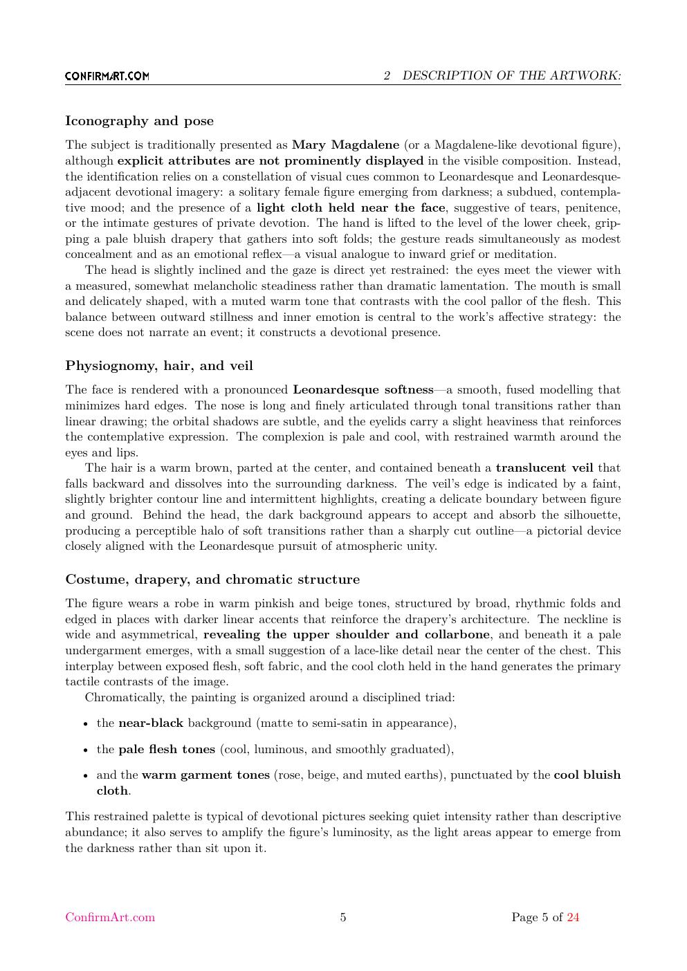 Mary Magdalene report sample page 5