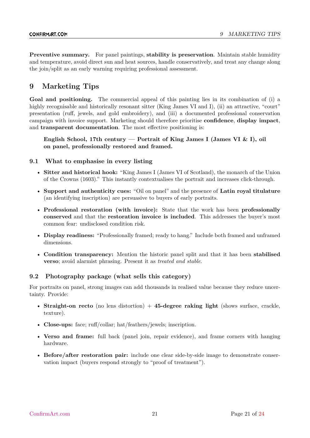 Mary Magdalene report sample page 21