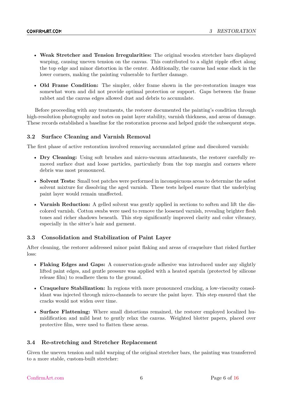 Penitent Mary Magdalene report sample page 6