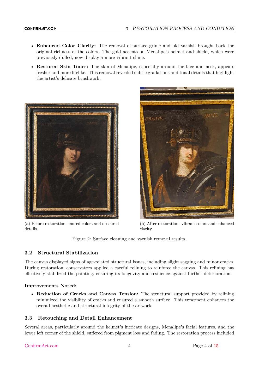 Amazzone Menalipe report sample page 4