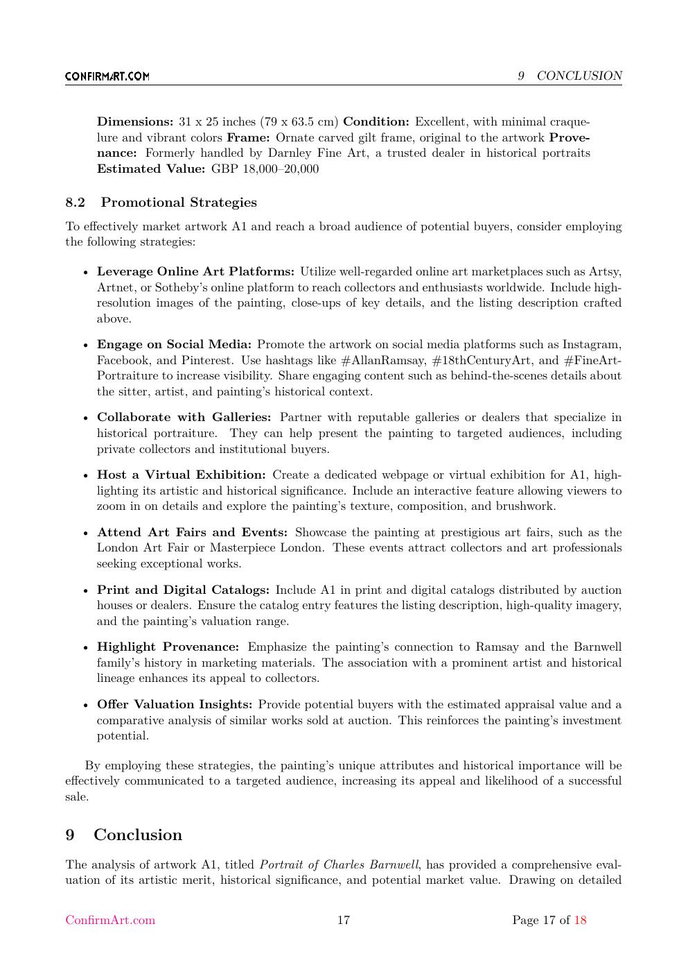 Portrait of Charles Barnwell report sample page 17