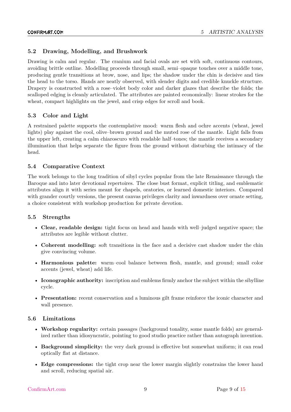 Sibila report sample page 9