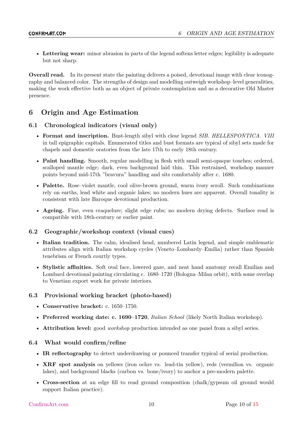 Sibila report sample page 10