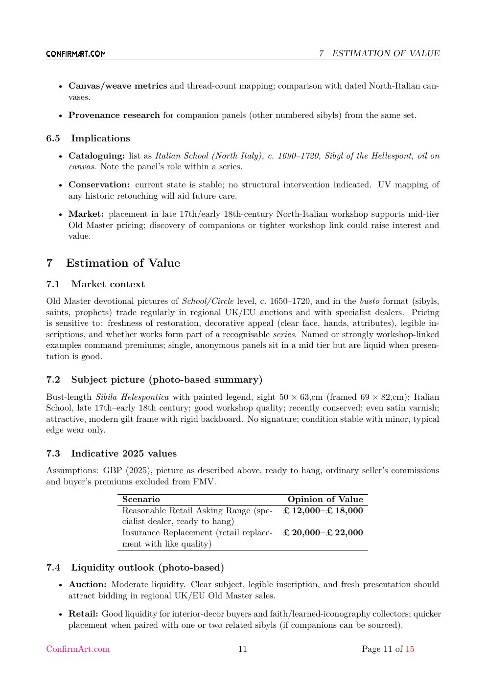 Sibila report sample page 11