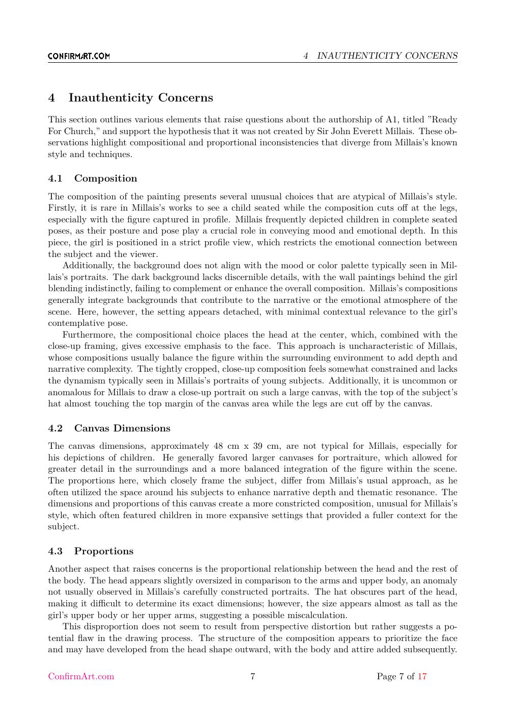 Ready for Church report sample page 7