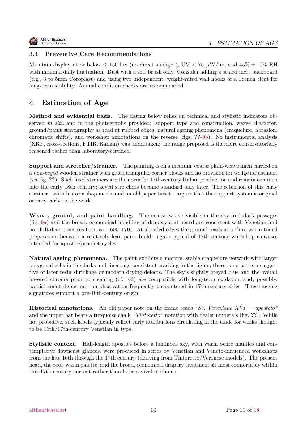 Saint Andrew report sample page 10