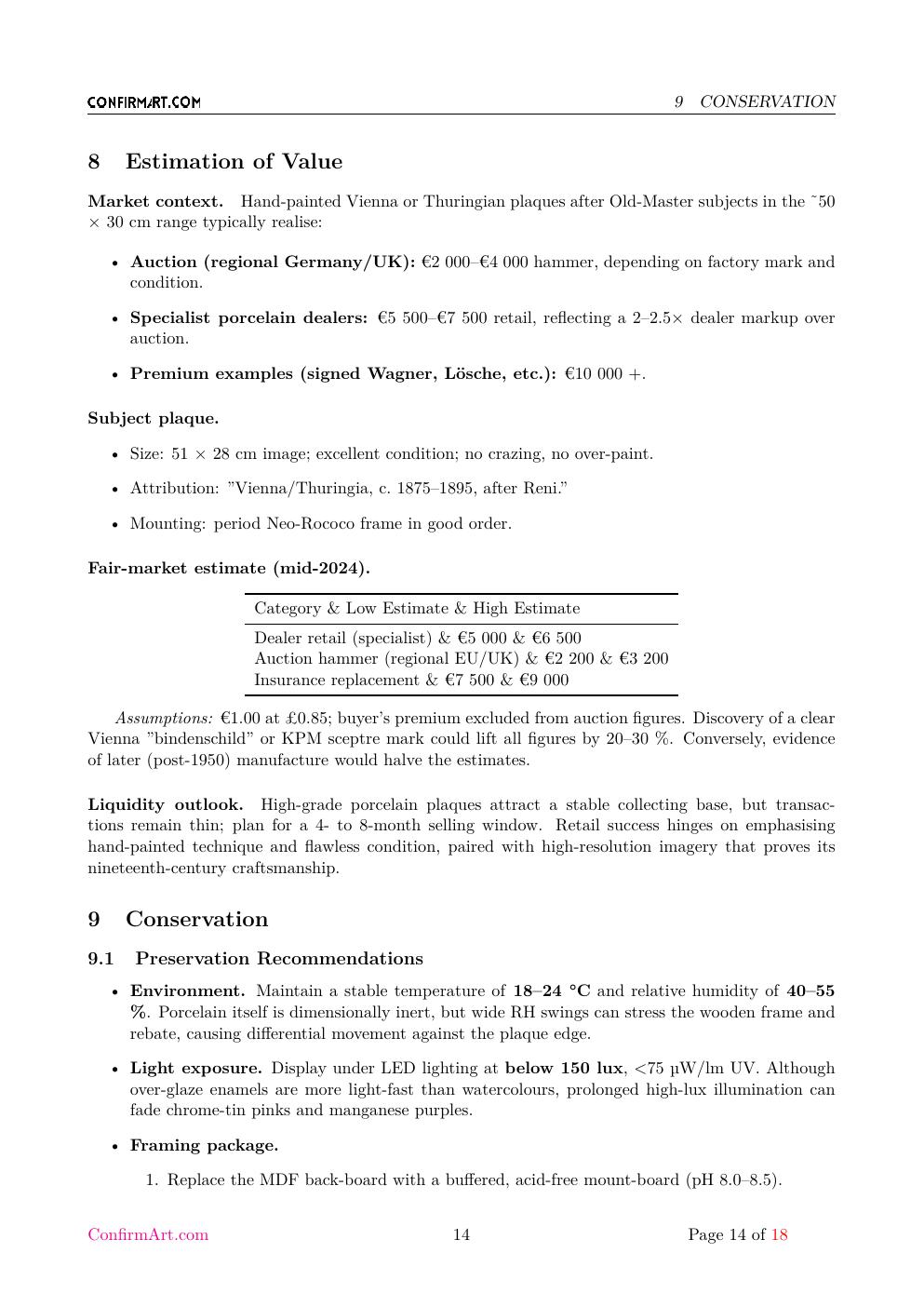 The Triumph of Apollo report sample page 14