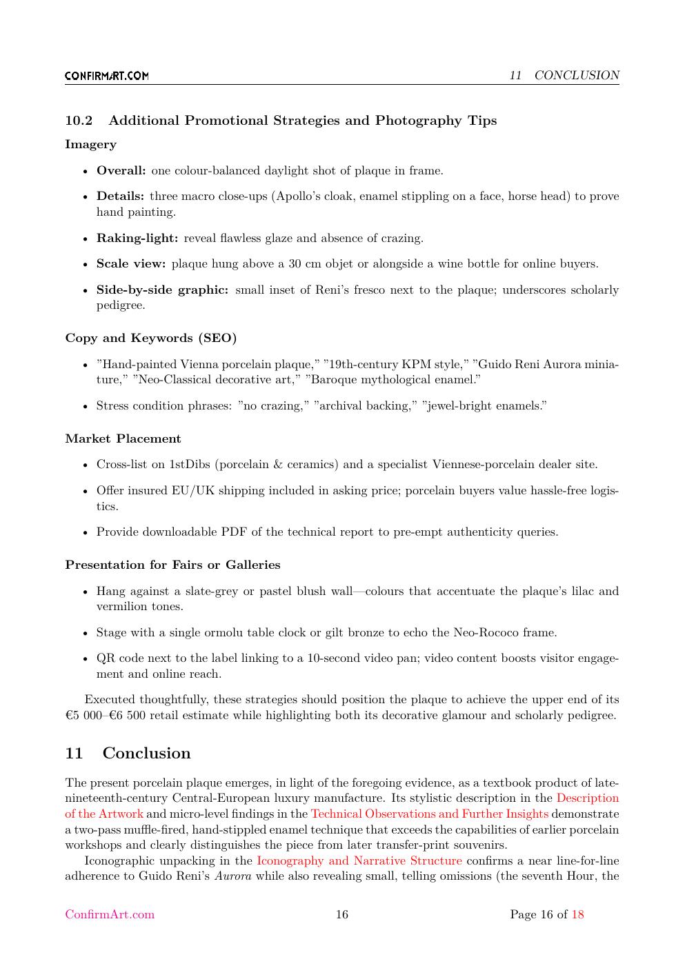 The Triumph of Apollo report sample page 16