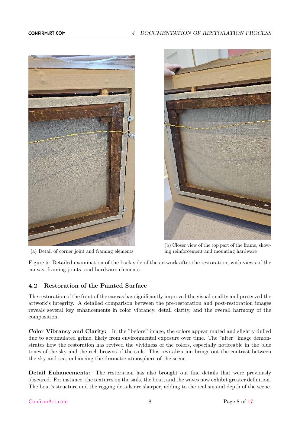 Victorian Sea report sample page 8
