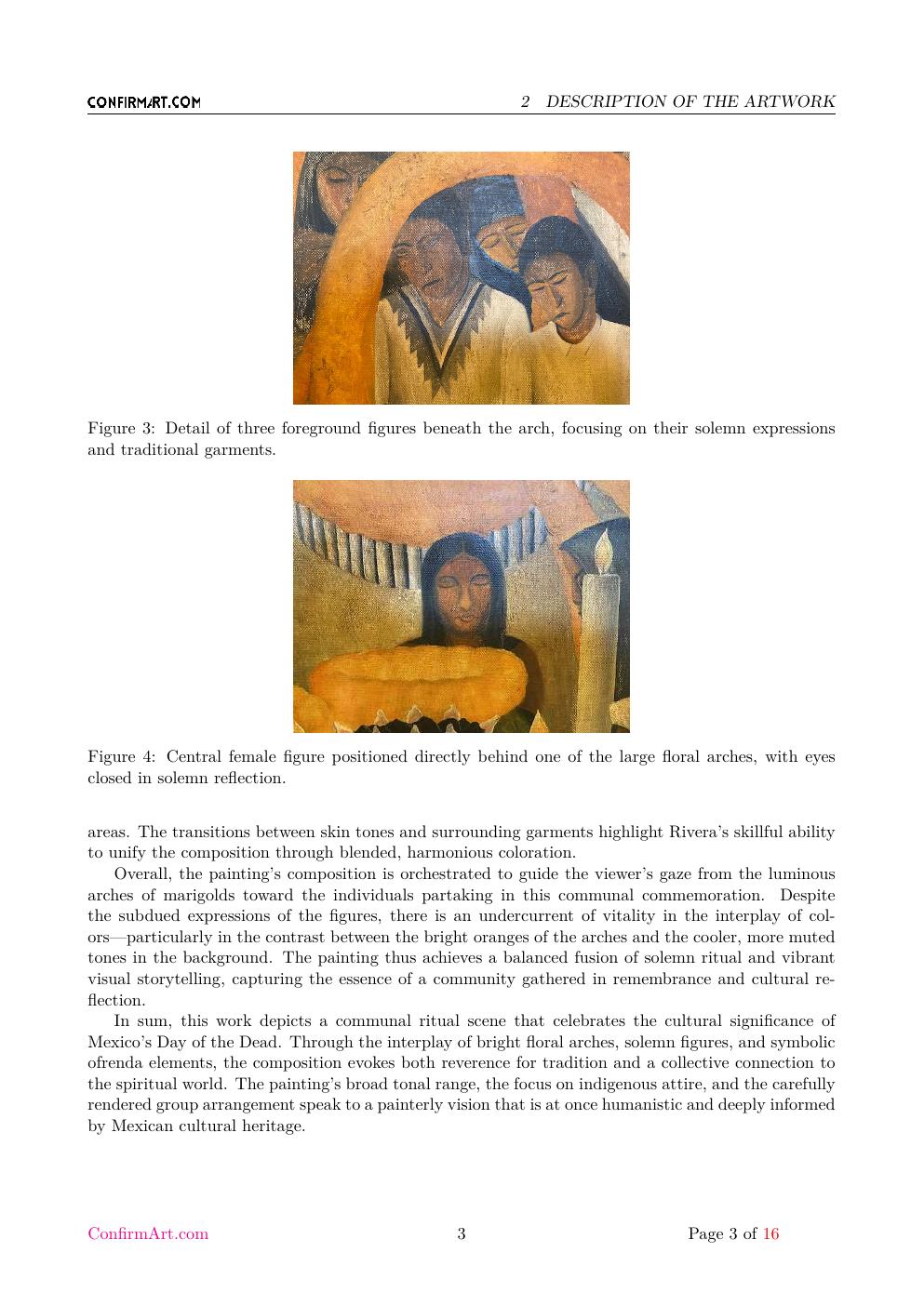 La Ofrenda study report sample page 3