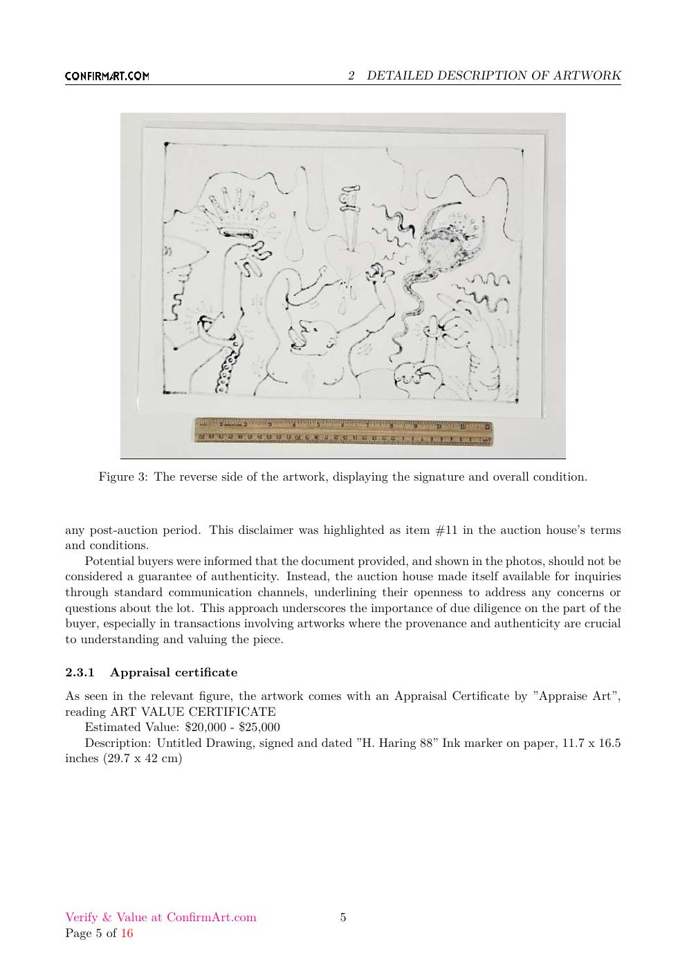 Drawing report sample page 5