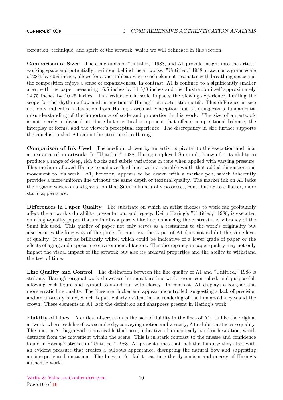 Drawing report sample page 10
