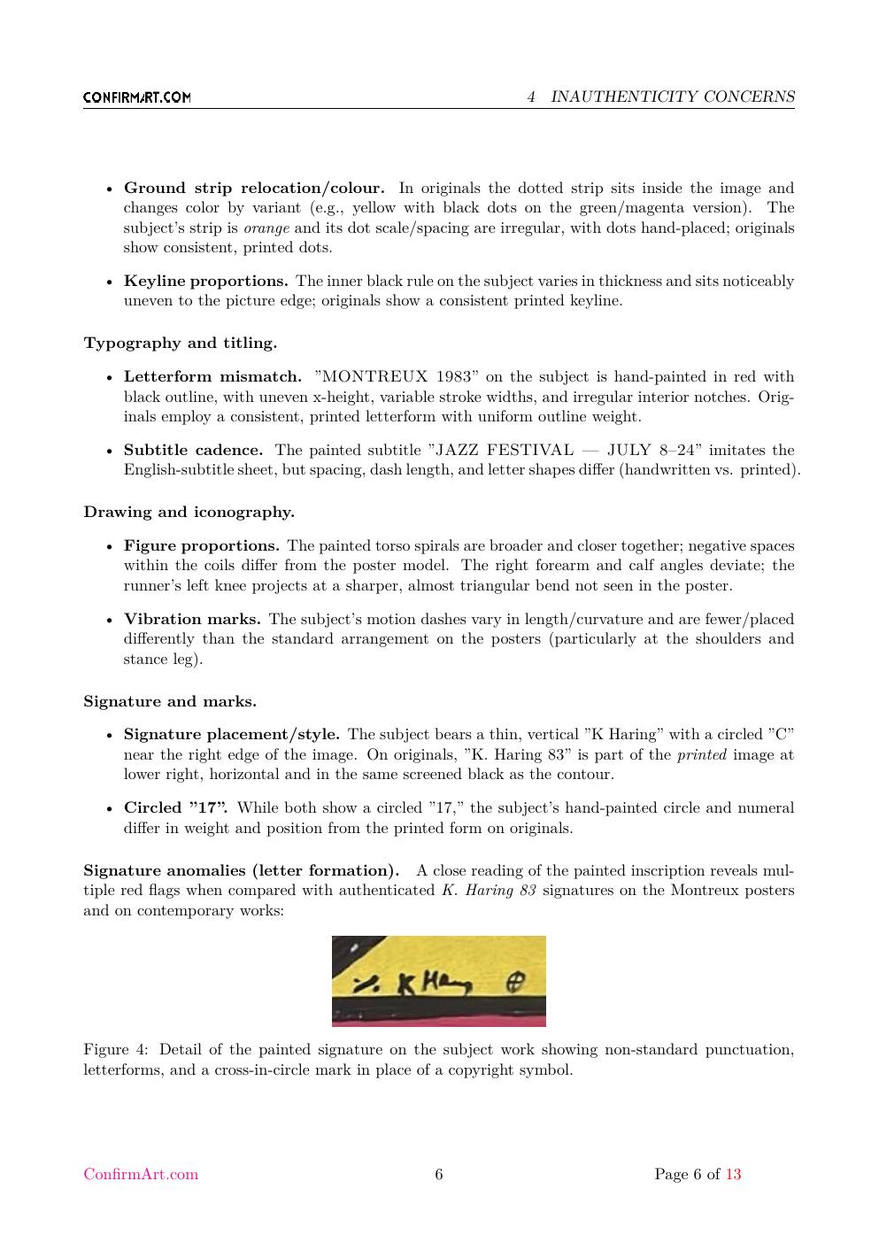 Montreux Jazz Festival poster report sample page 6