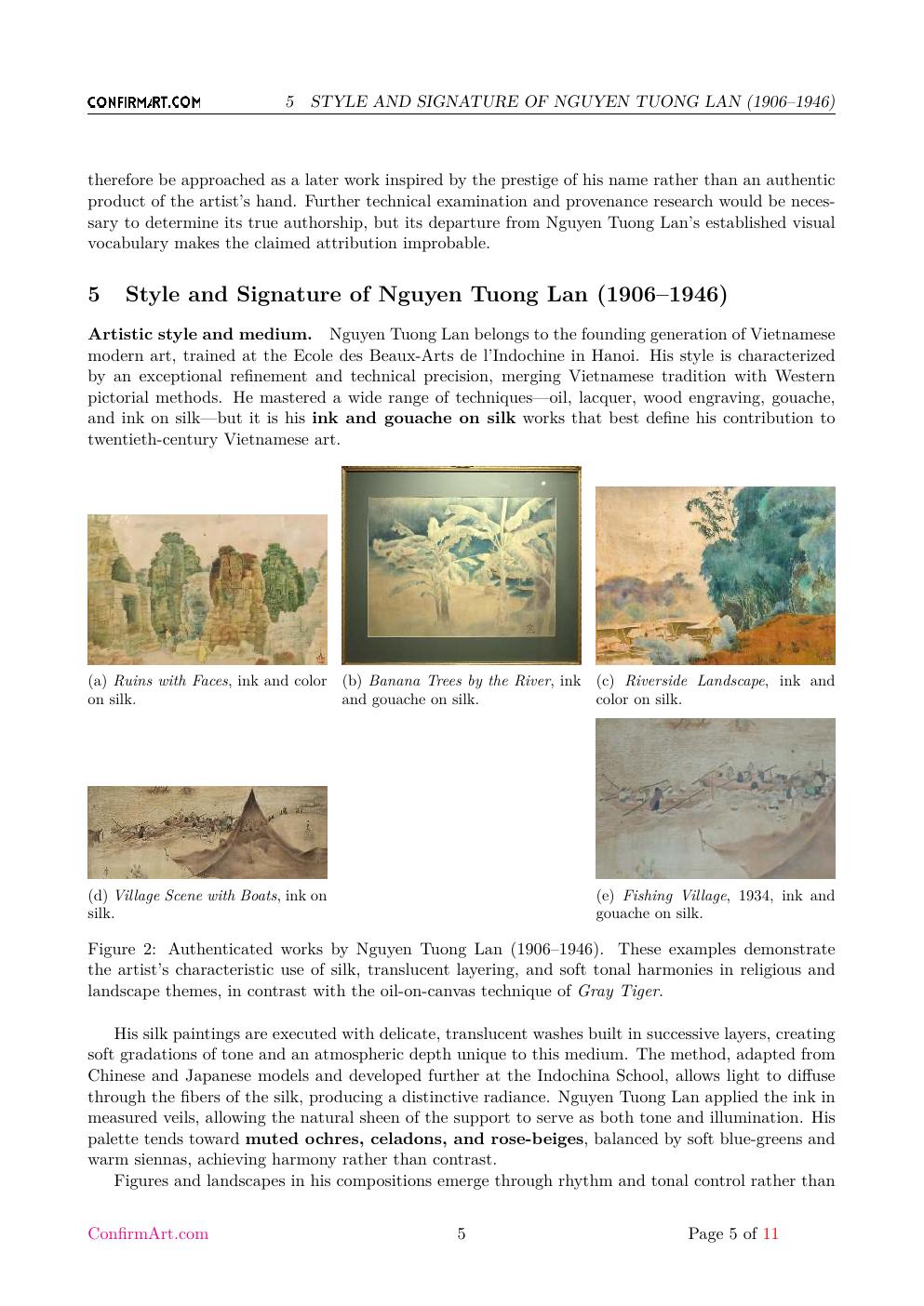 Gray Tiger report sample page 5