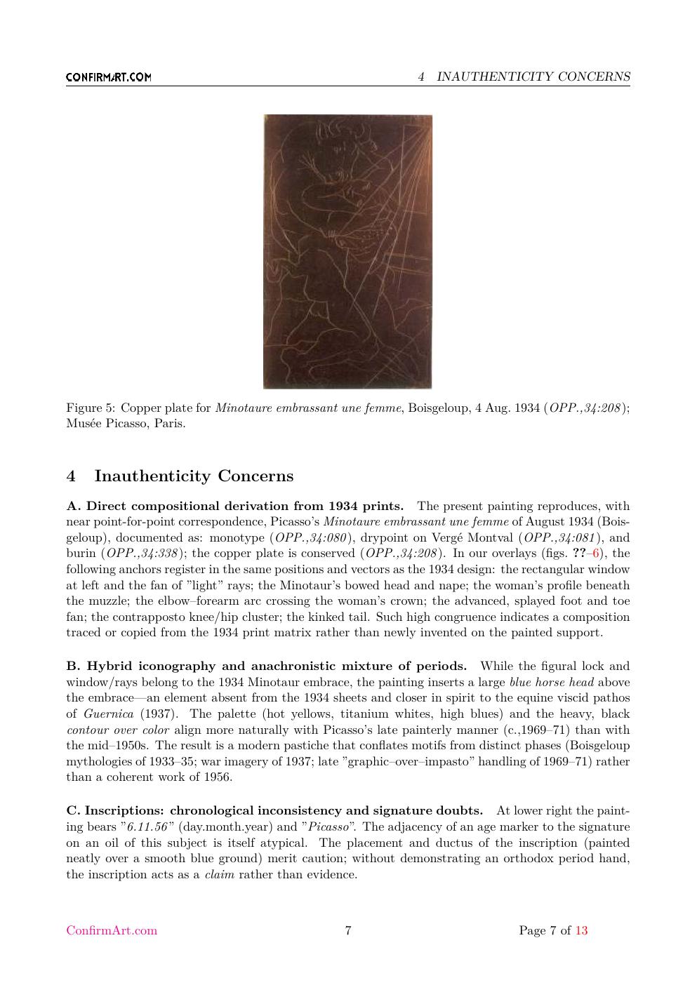 The First Kiss report sample page 7