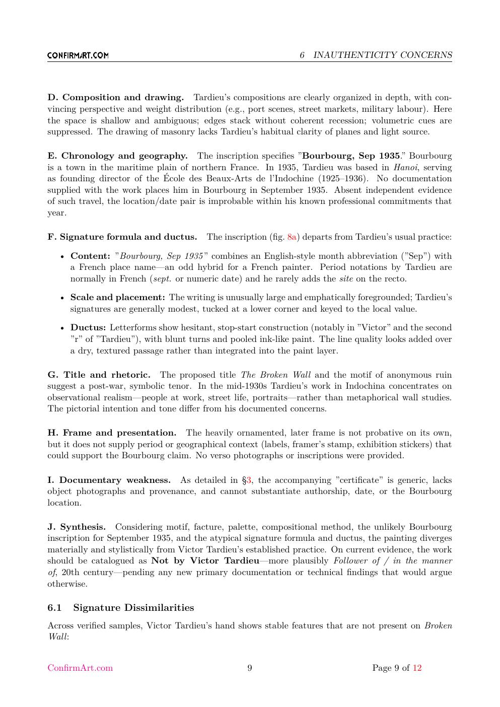 The Broken Wall report sample page 9