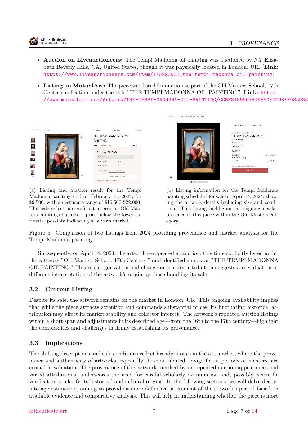 Tempi report sample page 7