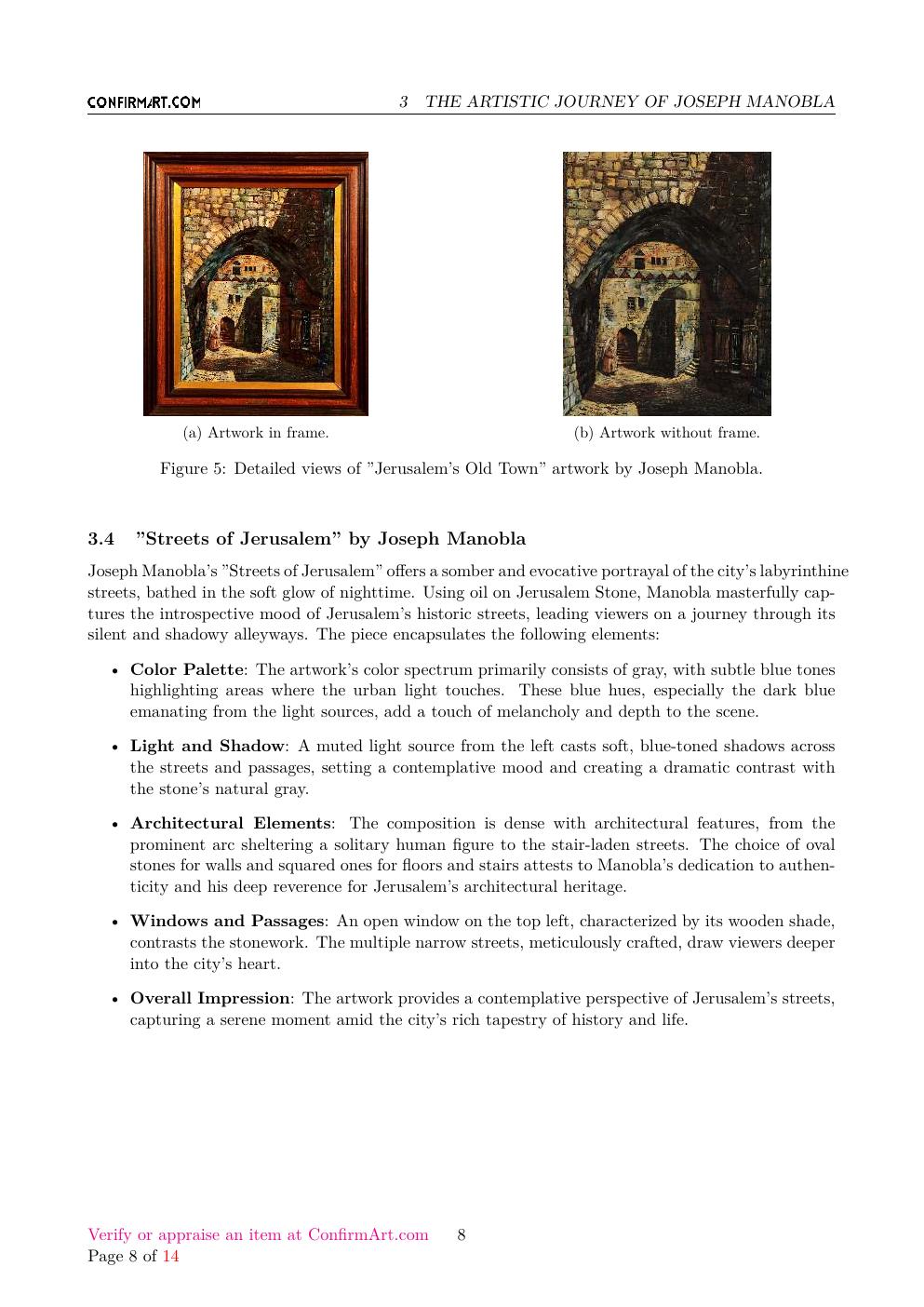 Desert Scene report sample page 8