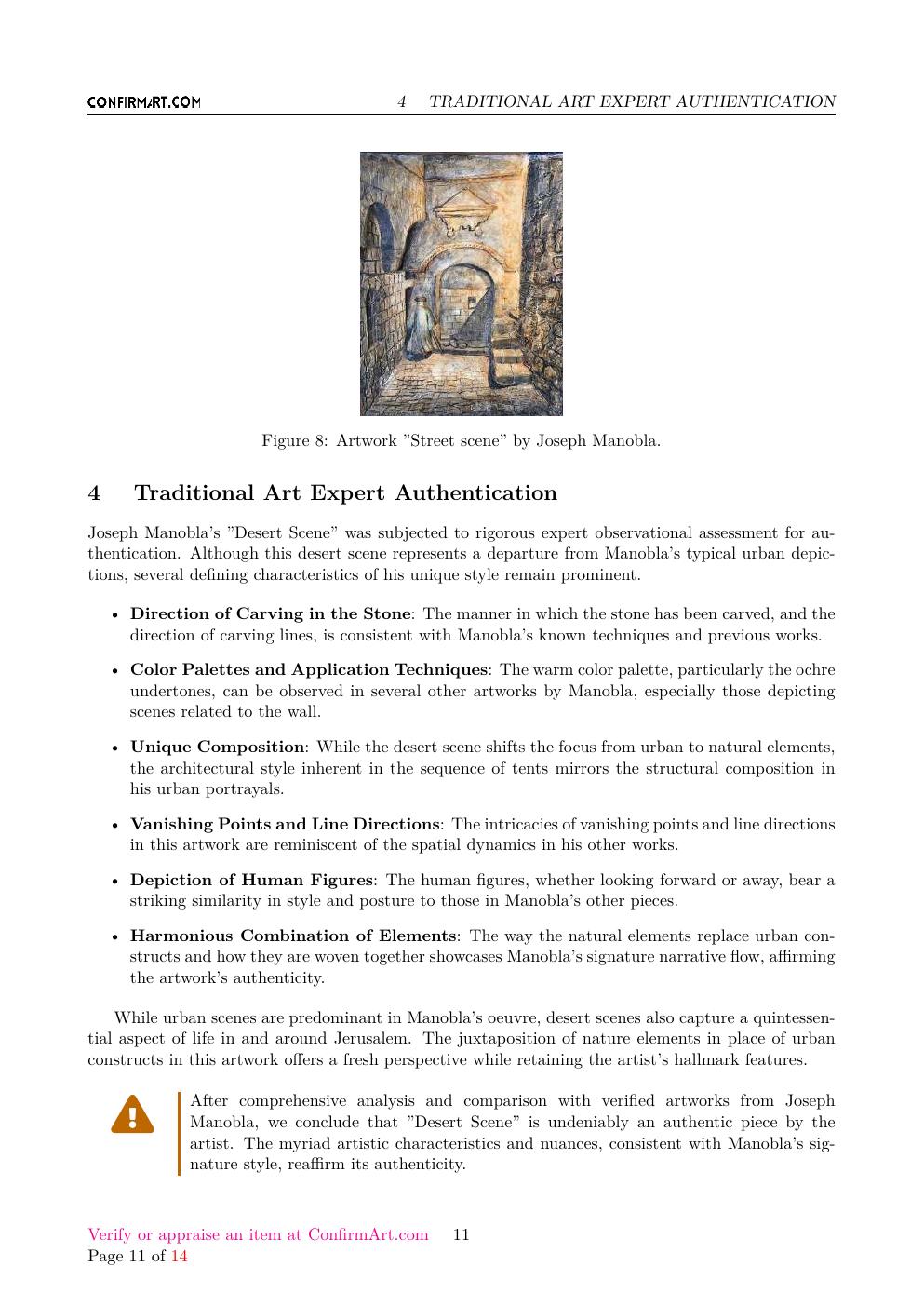 Desert Scene report sample page 11