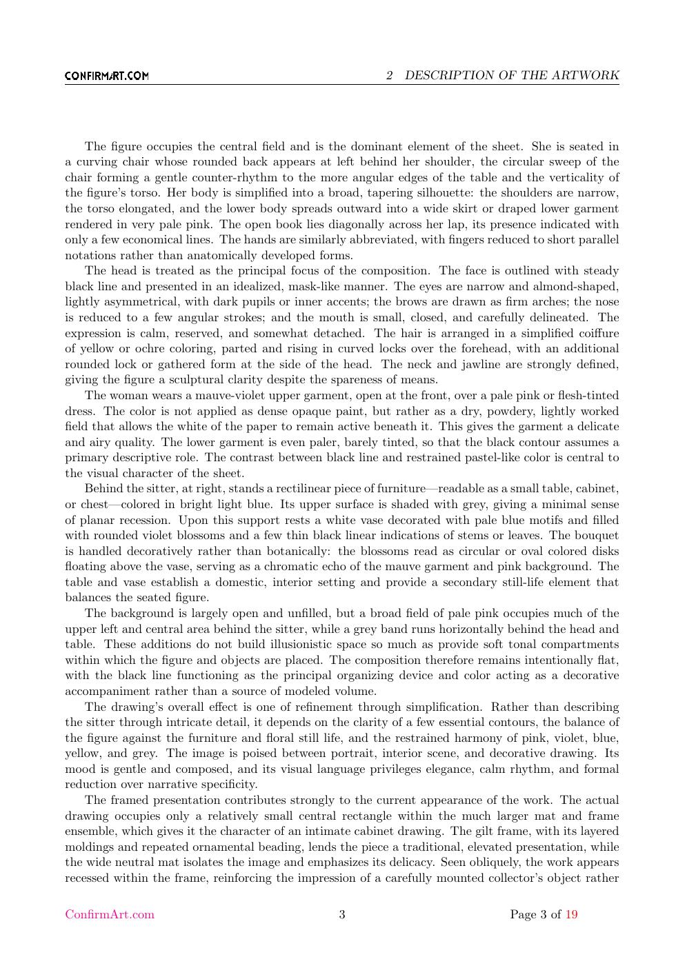 Drawing report sample page 3