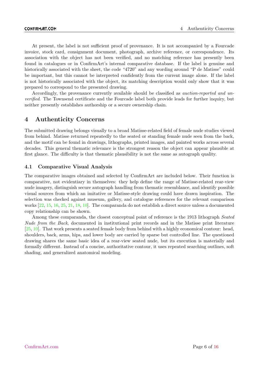 Back View of a Nude report sample page 6