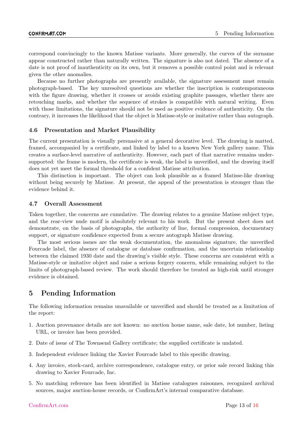 Back View of a Nude report sample page 13