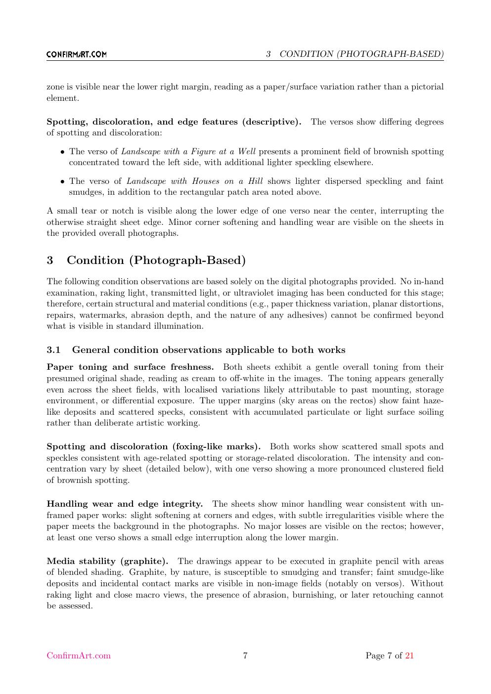 Van Gogh portrait study report sample page 7