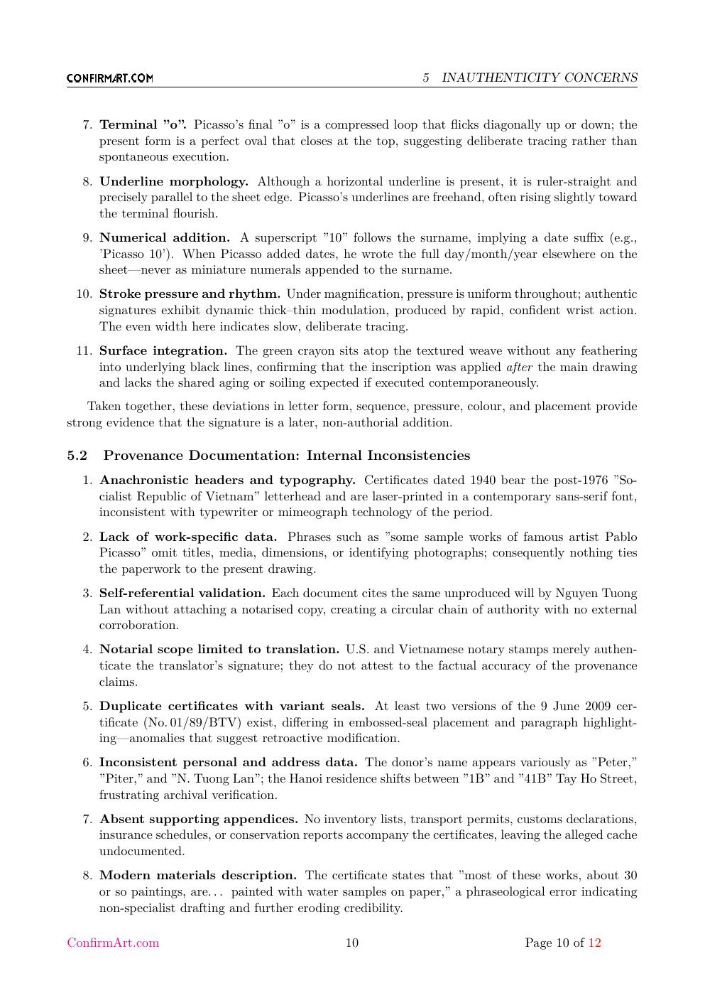 Painter and model drawing report sample page 10