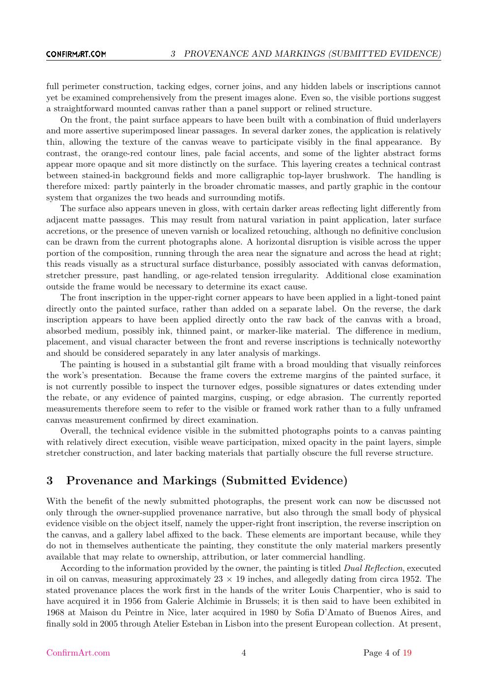 Dual Reflection report sample page 4
