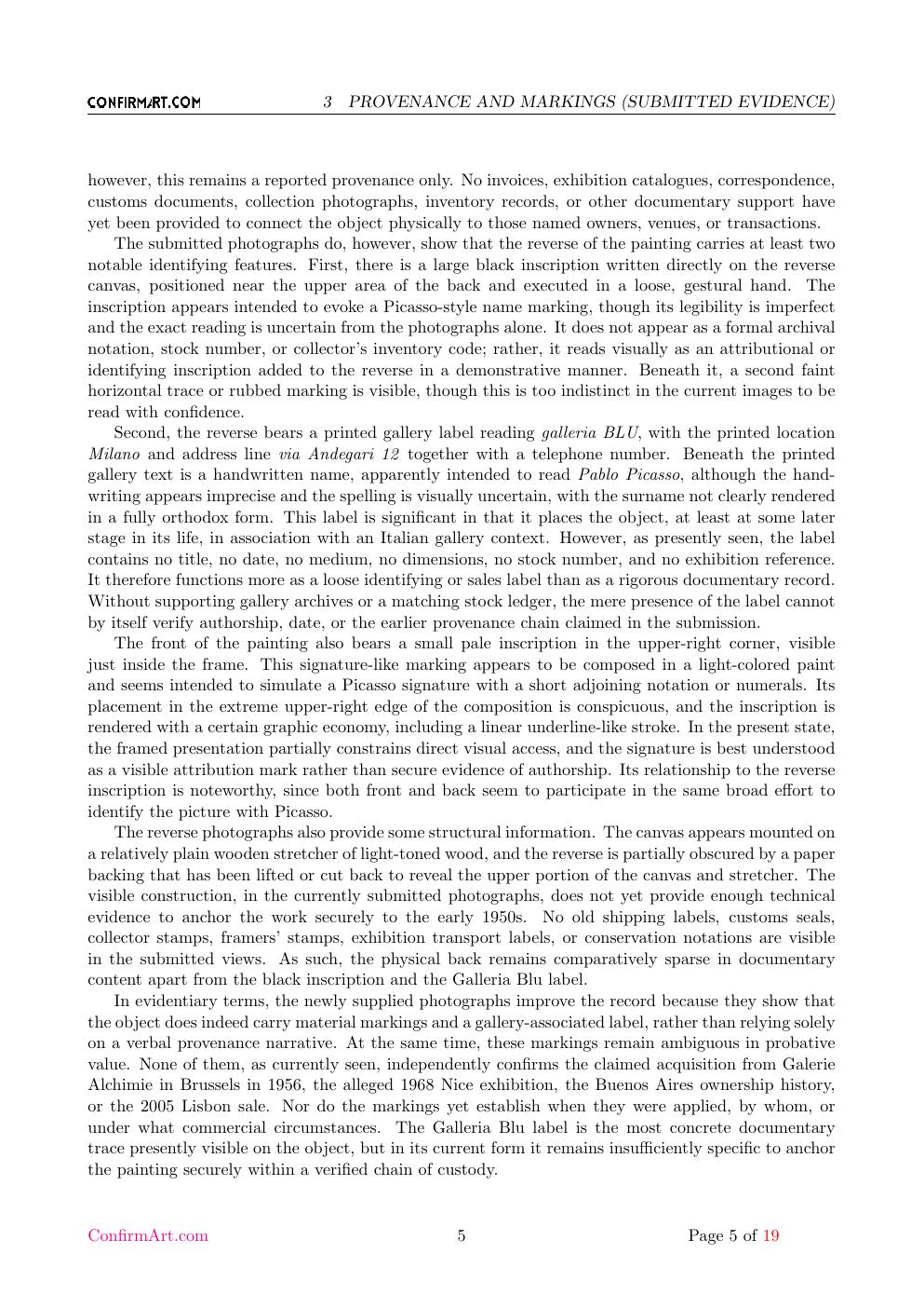 Dual Reflection report sample page 5