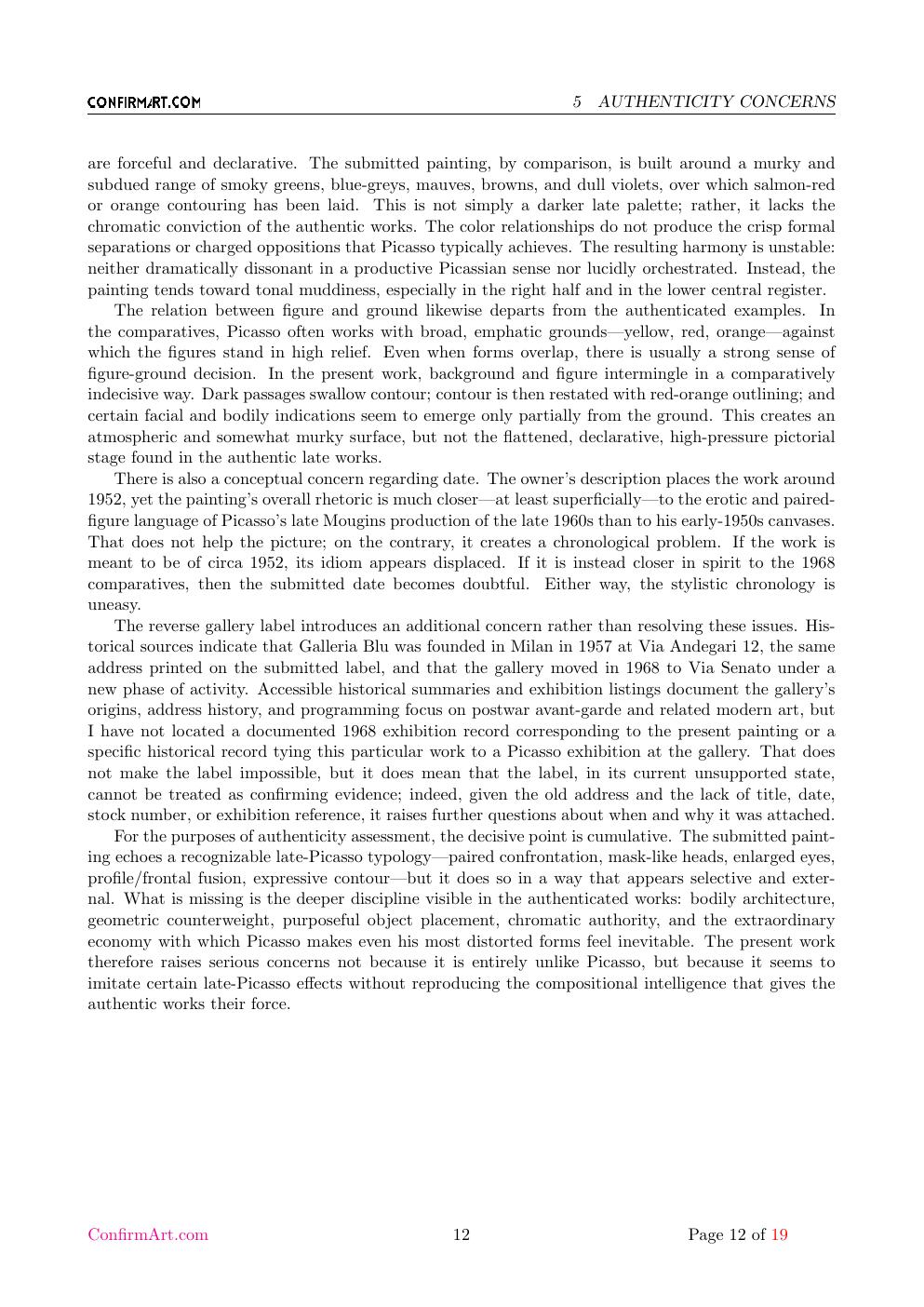 Dual Reflection report sample page 12