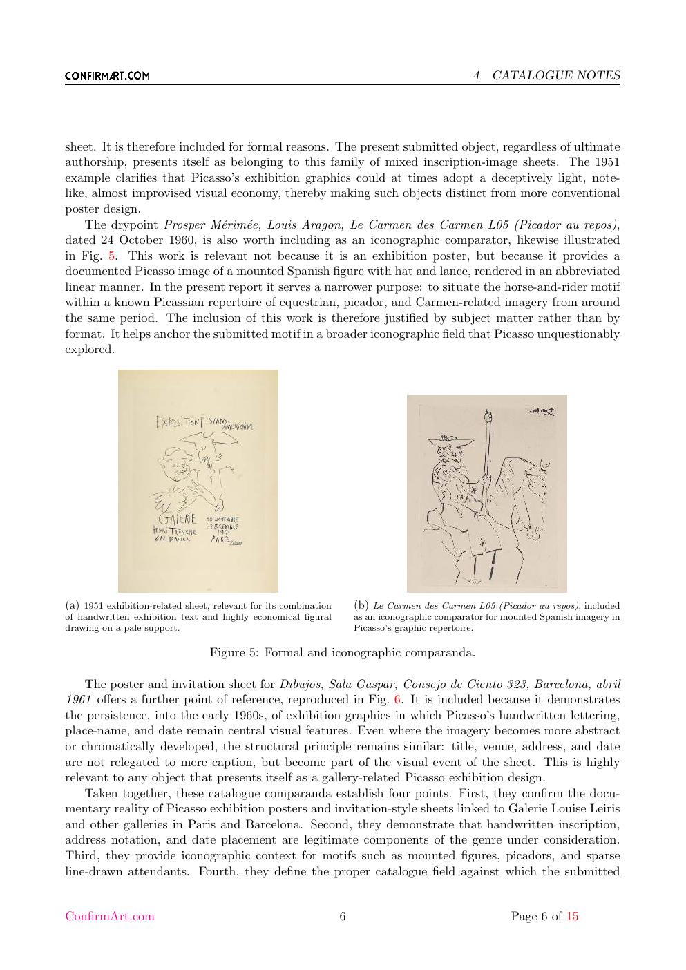 Galerie Louise Leiris report sample page 6