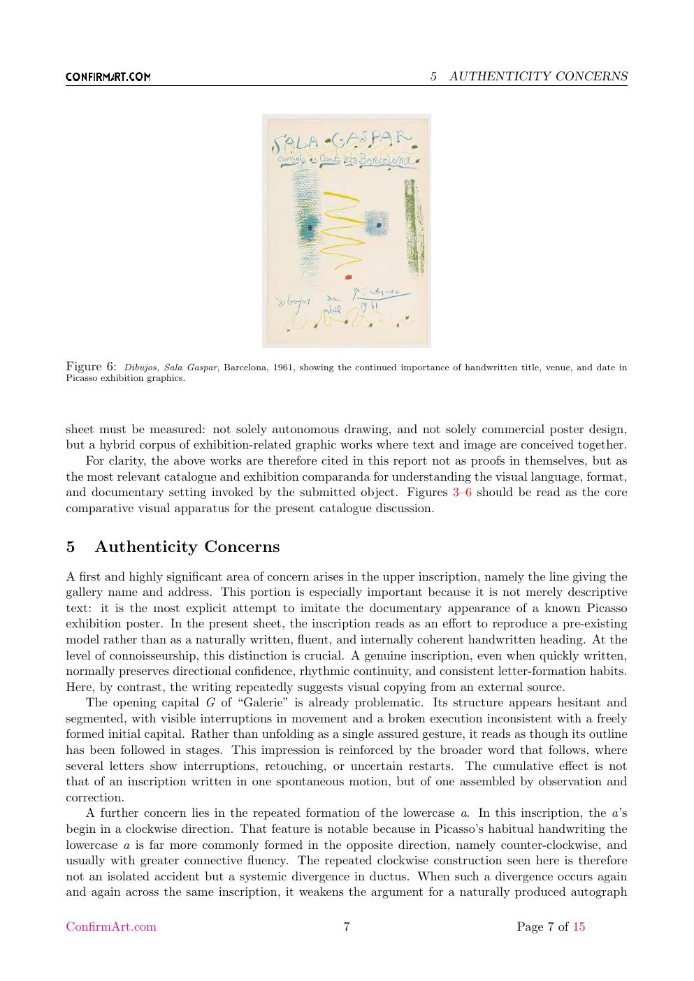 Galerie Louise Leiris report sample page 7