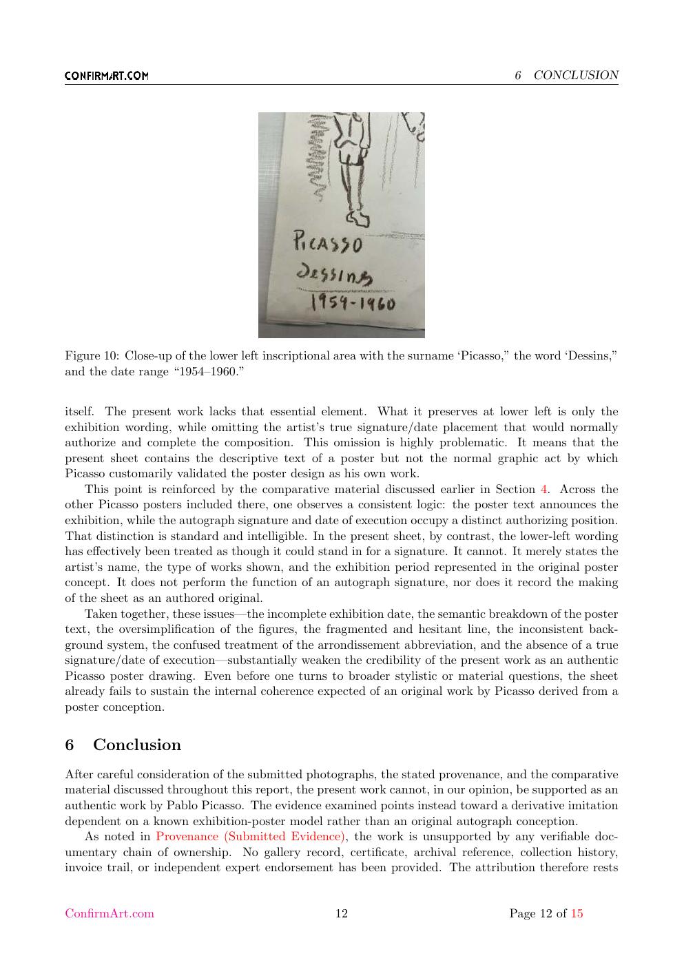 Galerie Louise Leiris report sample page 12