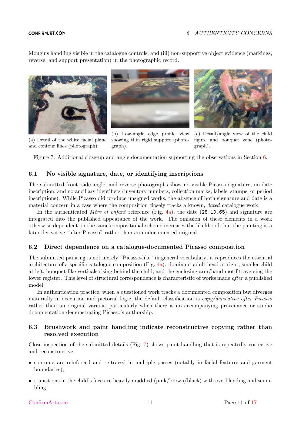 Mother Child report sample page 11