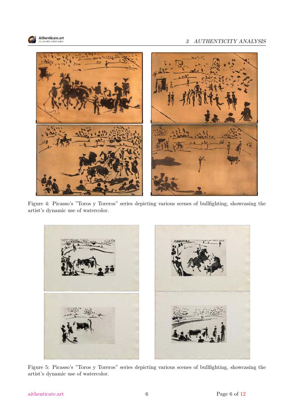 Toros y Toreros report sample page 6