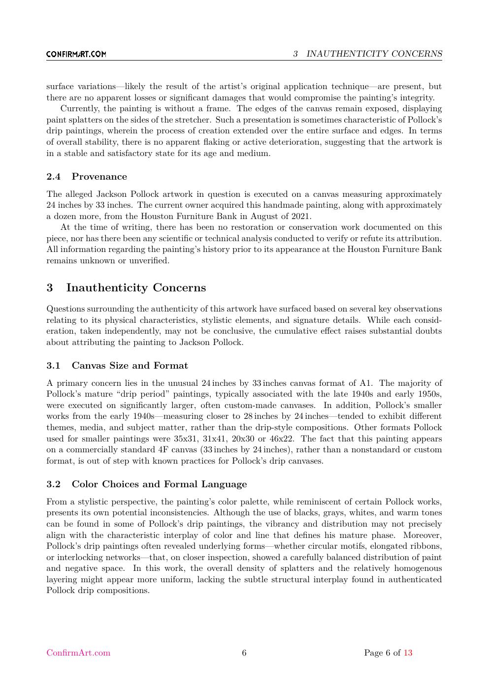 Number 1 report sample page 6