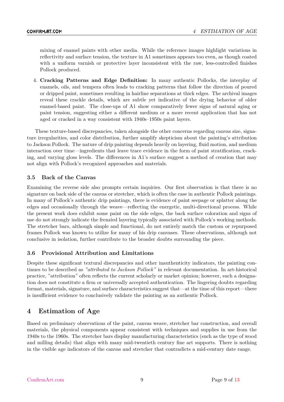 Number 1 report sample page 9